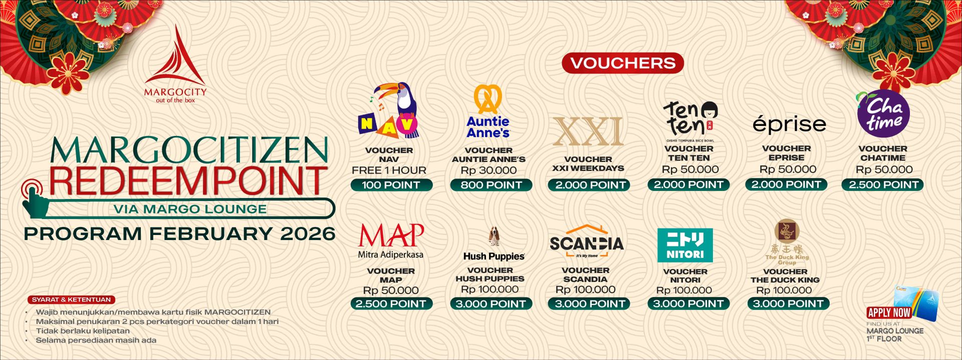 VOUCHER REDEEM FEBRUARY 